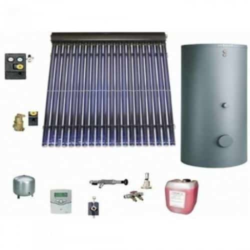Pachet panouri solare in vid VIESSMANN VITOSOL 200-T + boiler bivalent VITOCELL 100-W, 300 L