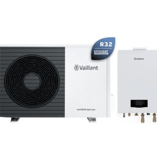 Pompă de căldură aer-apă split PLUS 7kW Vailant aroTHERM cu unitate interioară (stație hidraulică) R32