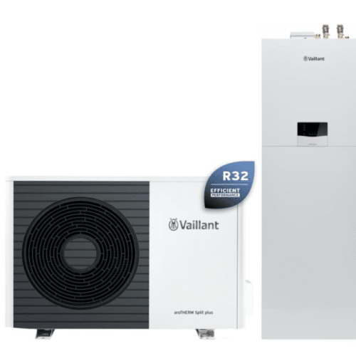 Pompă de căldură aer-apă split PLUS 7kW Vaillant aroTHERM cu Unitower (boiler inclus 190 litri) R32